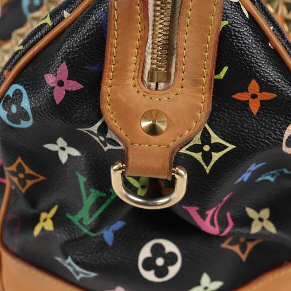 LOUIS VUITTON Monogram Multicolor Courtney MM Bag Black M45642 - Picture 15 of 16